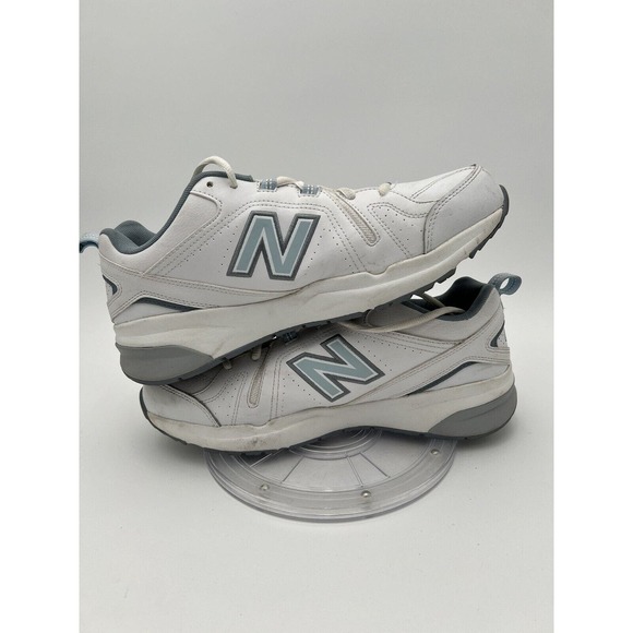 New Balance 608 Shoes Women's Sz 11 B Walking Cross-Train Sneakers Lace Up White - Picture 10 of 16